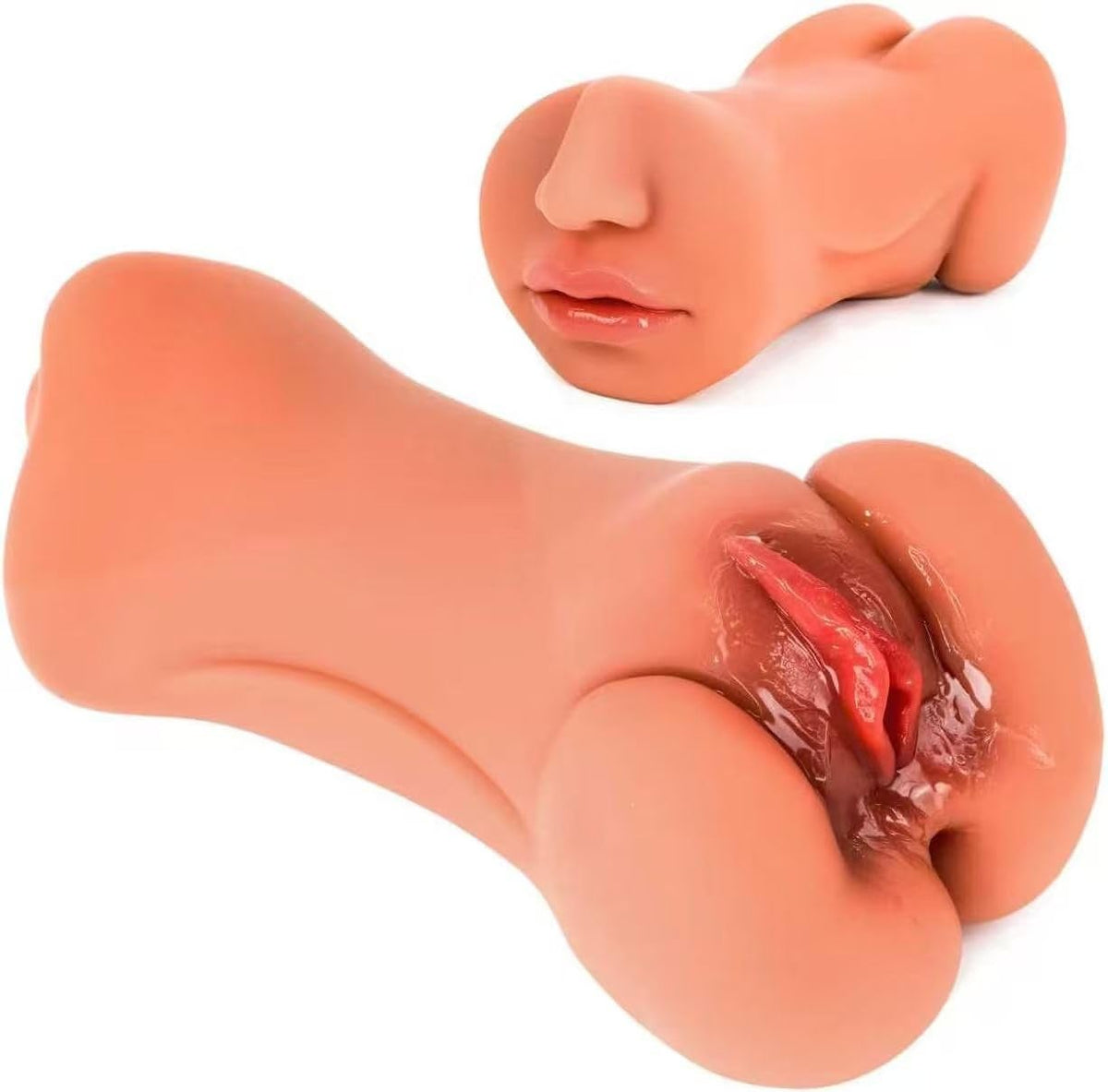 Pocket Pussycats for Men 2 in 1 Male Masterburbatar Hands Free Realistic