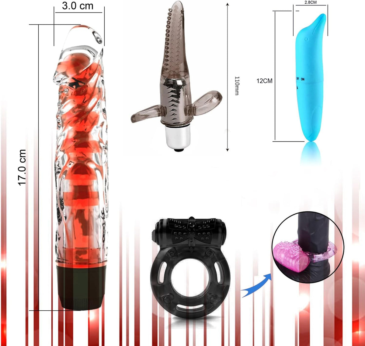 30pcs BDSM Kit Bondaged kit Adult,Sex Toy kit for Adult Toys,Restraint Set for Sex Accessories BSDM Toys for Couples,Sex Things for Couples Kinky,Sex Toy Set Sex Kits Sexual Pleasure Tools for Women